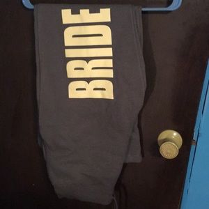 Bride sweatpants